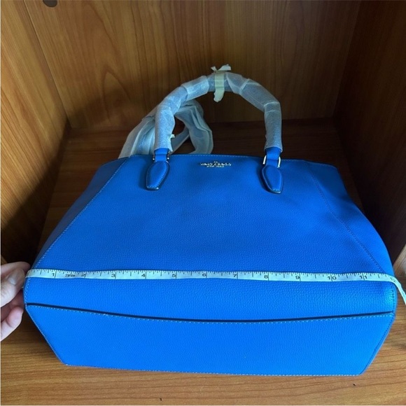 NWT Kate Spade Refined Grain Blue Satchel - Picture 7 of 10